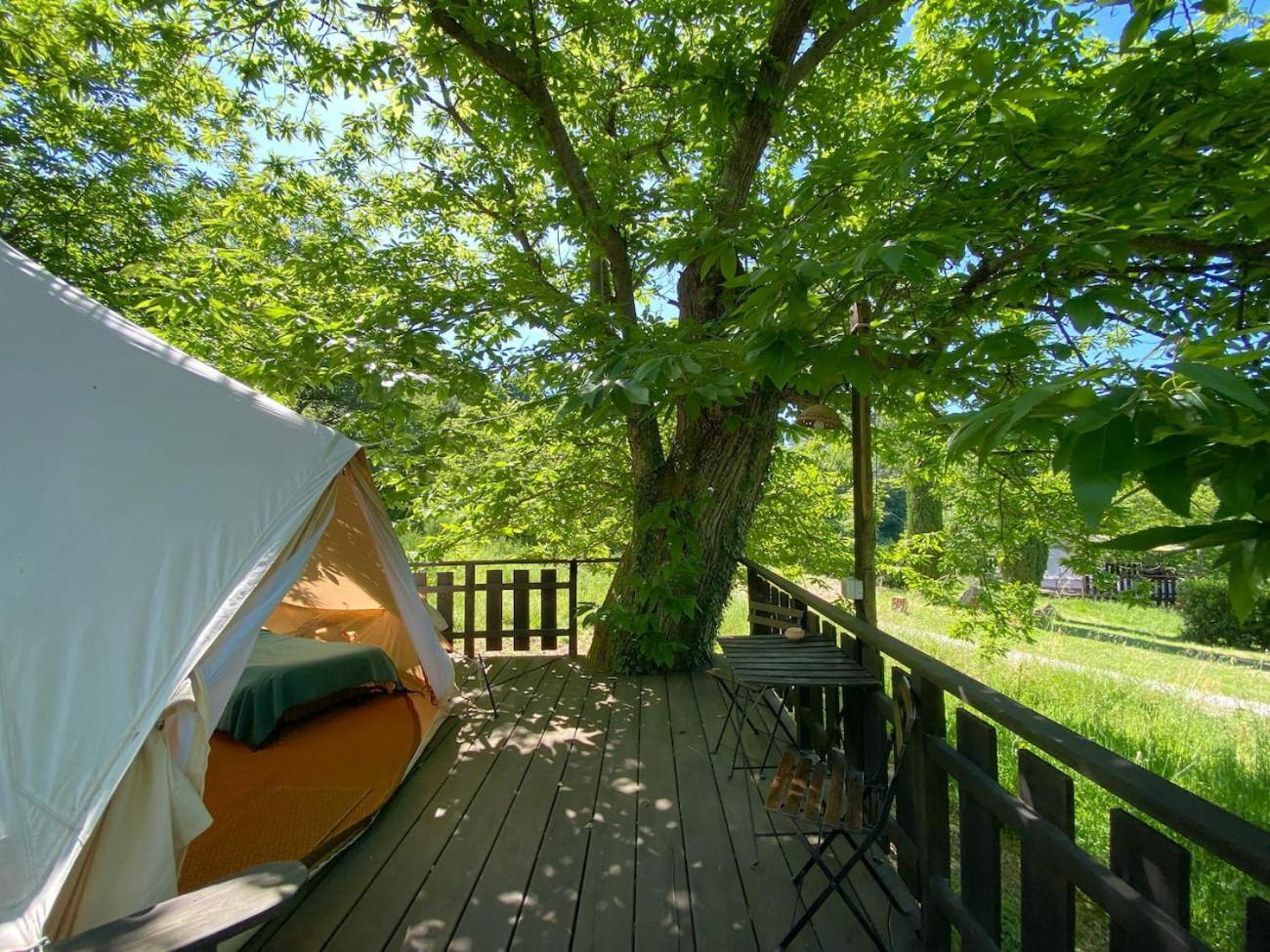 Podere Di Maggio - Glamping Tent 2 Санта-Фьора Экстерьер фото
